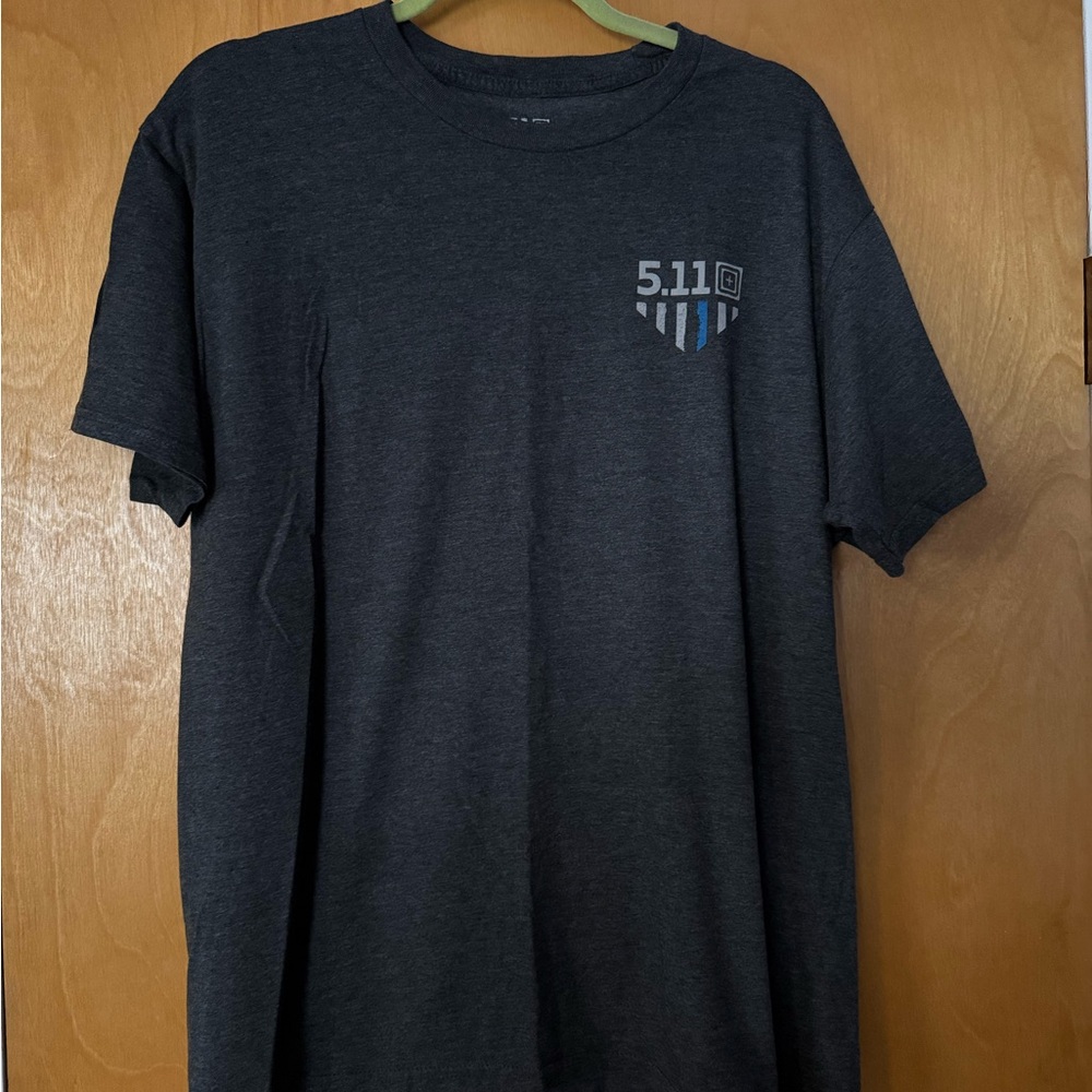 5.11 Tactical Men's Dark Gray Short Sleeve Tee